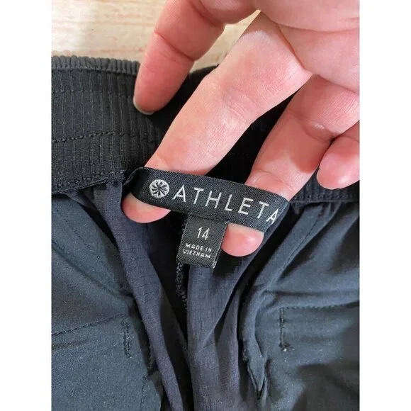 Athleta Women's Black Casual Athletic Athleisure Pants - 14 - Picture 11 of 13